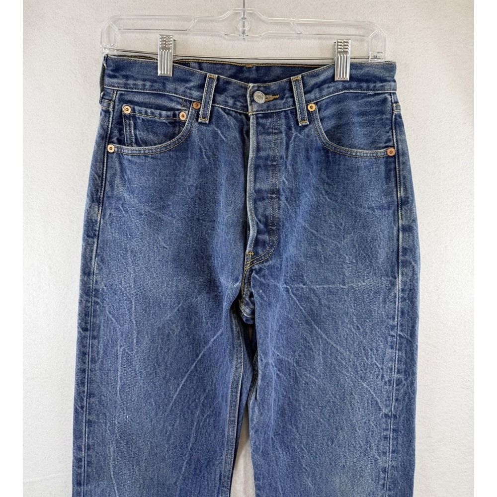 Vintage Levi's 501XX Button Fly Straight‎ Leg Denim Jeans Size, Actual 29x29.5